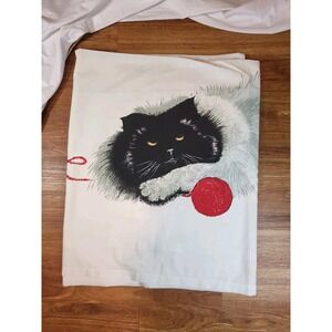 Vintage Tastemaker Cat with Yarn 1979  Full Sheet